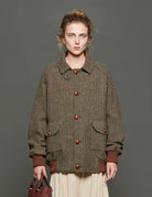 bomber fantasia pied de poule - Frida SRL