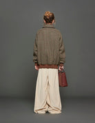 bomber fantasia pied de poule - Frida SRL