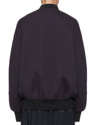 bomber full zip blu black - plan c - bomber