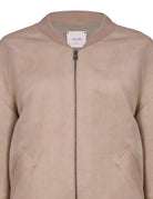 bomber lino cupro nude - alysi - bomber