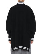 bomber maglia full zip nero - jei-o - bomber