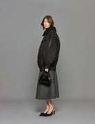 bomber oversized zip nero - Frida SRL