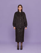 bomber panno antracite - Frida SRL