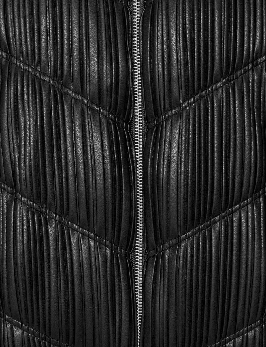 bomber plissettato black - rotate - bomber