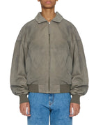 bomber soft suede fumo - Frida SRL