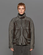 bomber tilda ecopelle spinato - jejia - bomber