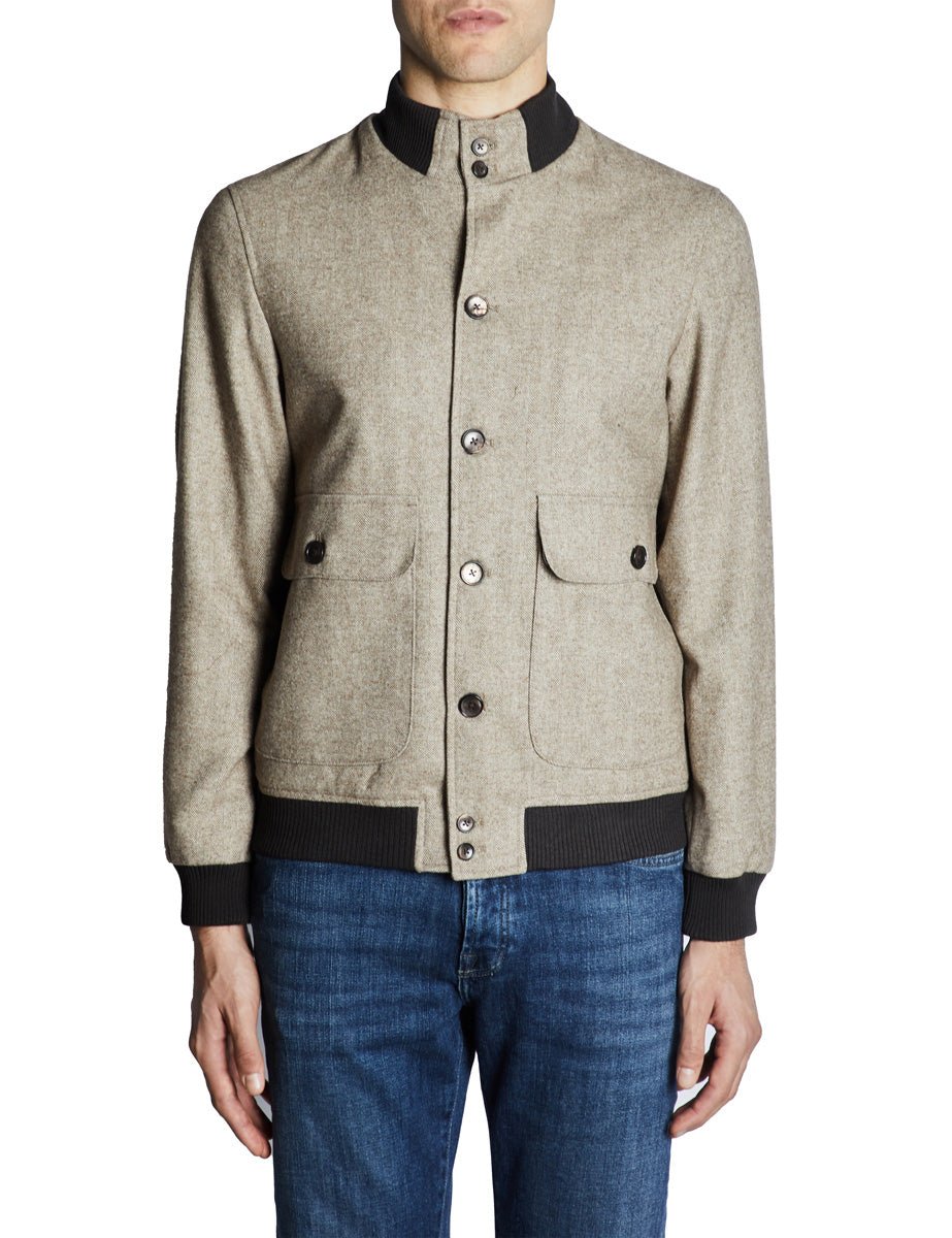 bomber valstar beige - blufrida - giacca