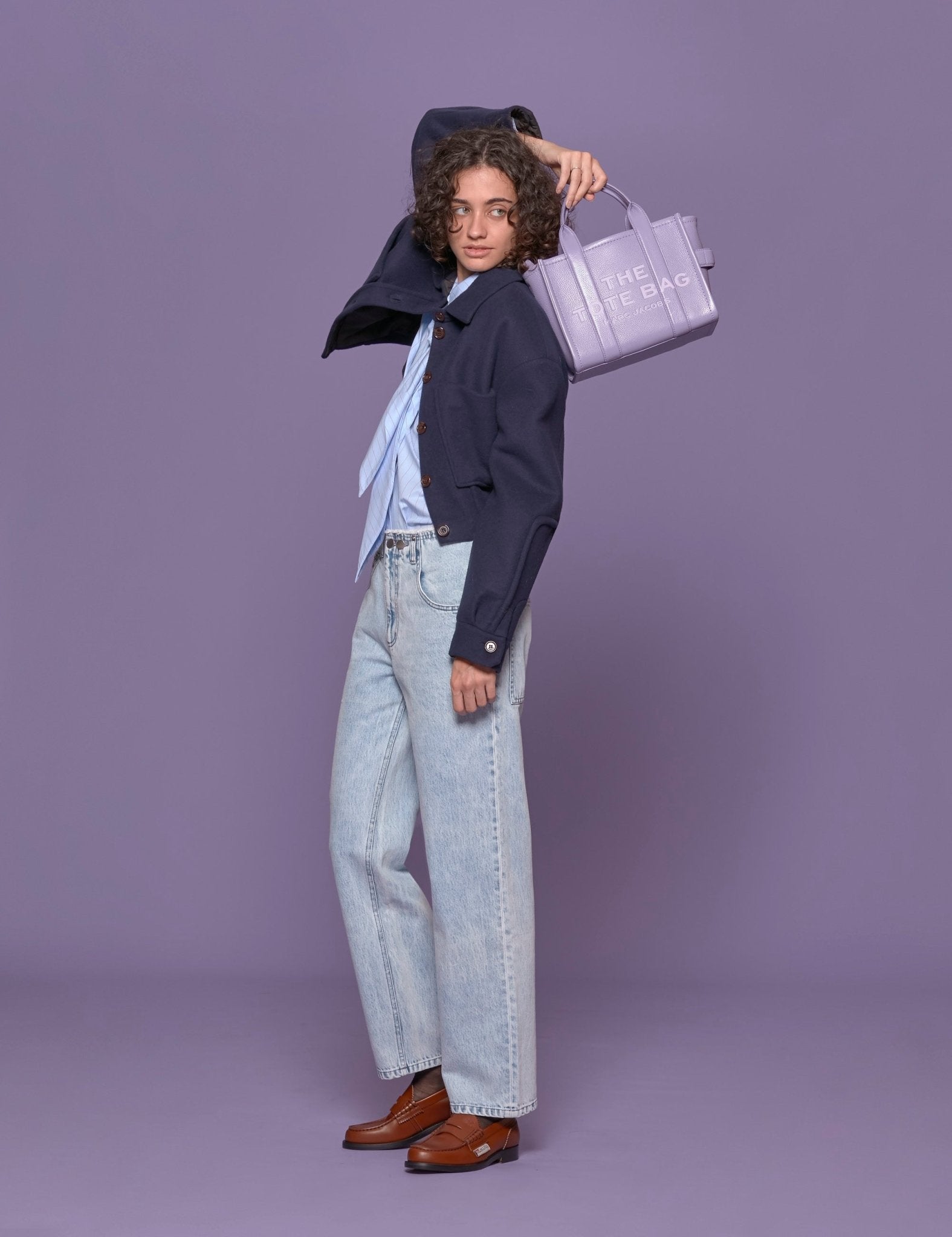 bomber velour blu - Frida SRL