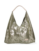 borsa a spalla laminata oliva - Frida SRL