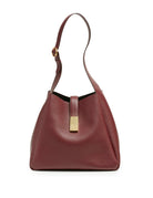 borsa a spalla pelle martellata bordeaux - mouliebre - shopper
