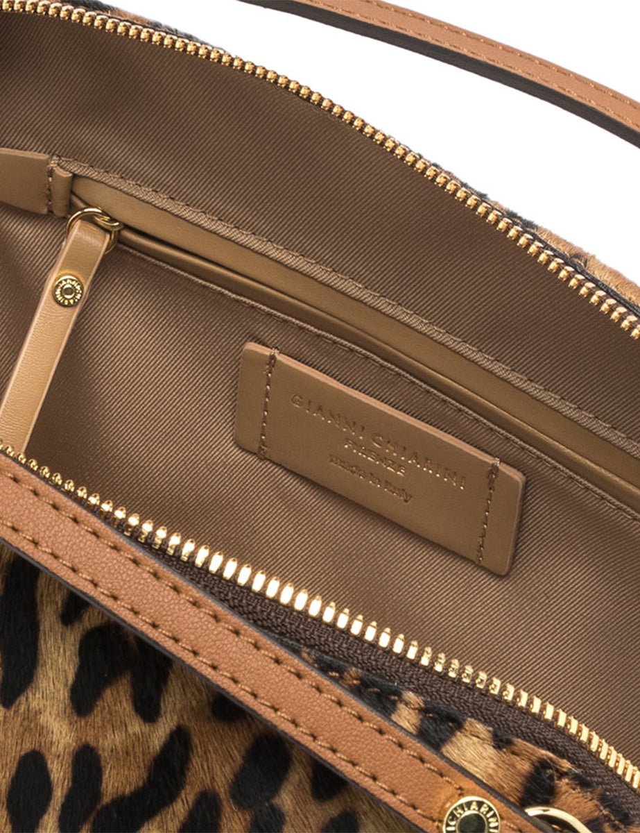 borsa alifa cavallino lince cuoio - gianni chiarini - clutch