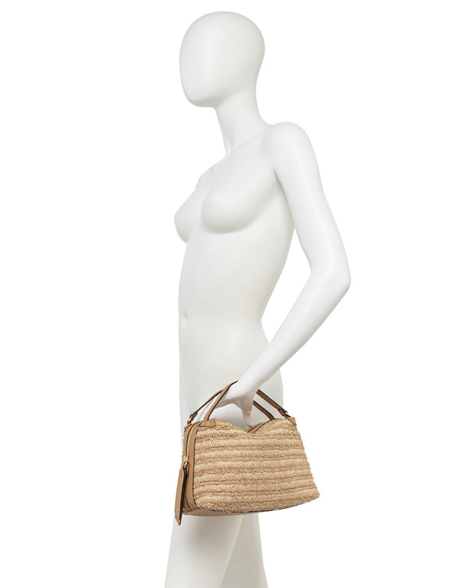 borsa alifa rafia nature - Frida SRL