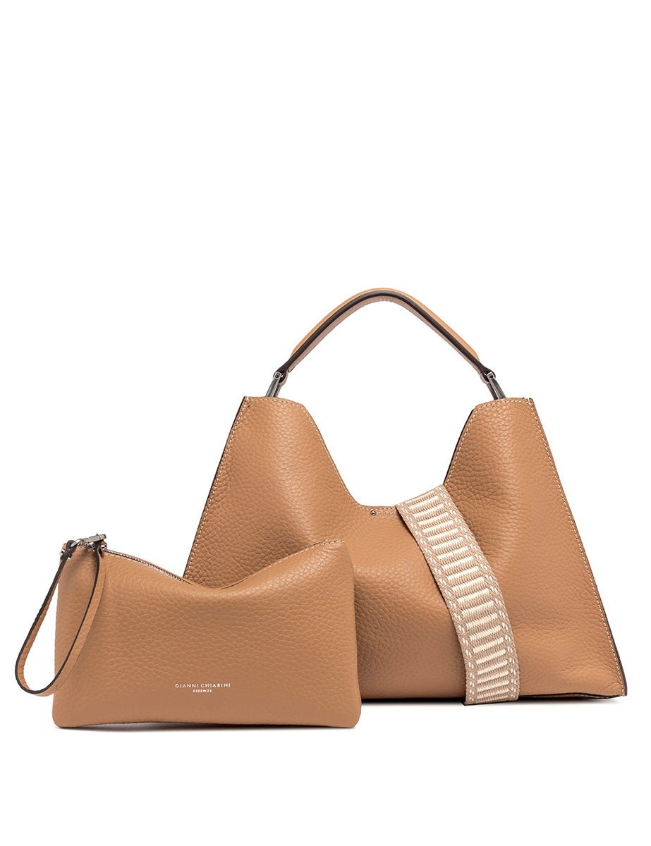 borsa aurora nature sabbia - gianni chiarini - shopper