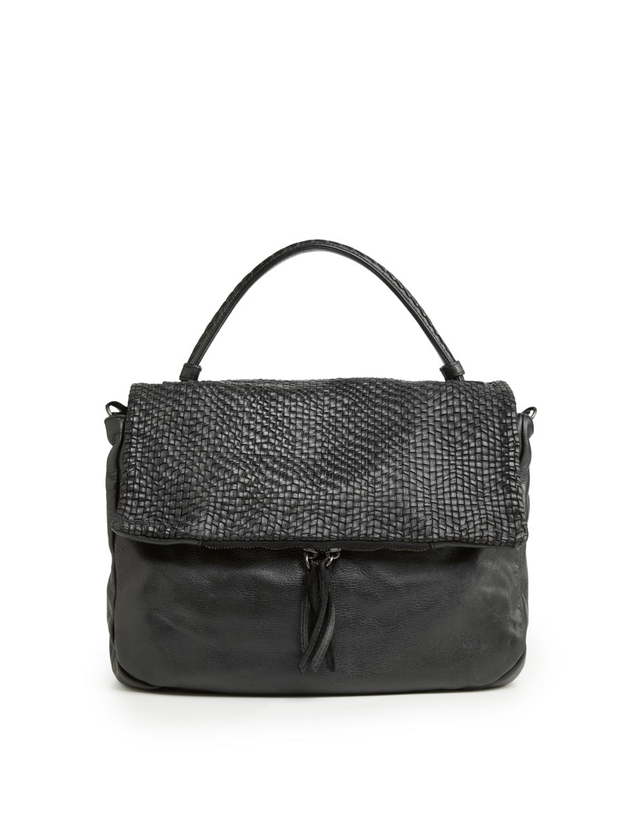borsa basket nero - reptile's house - shopper