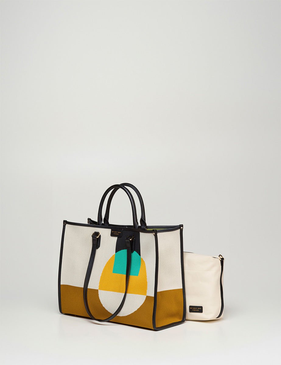 borsa bauhaus ocra - my best bag - shopper