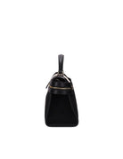 borsa bauletto zip fantasia black - my best bag - shopper