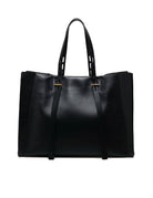 borsa big pelle lille linea promise nero - minobossi - shopper