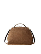 borsa big suede naturale - borbonese - clutch