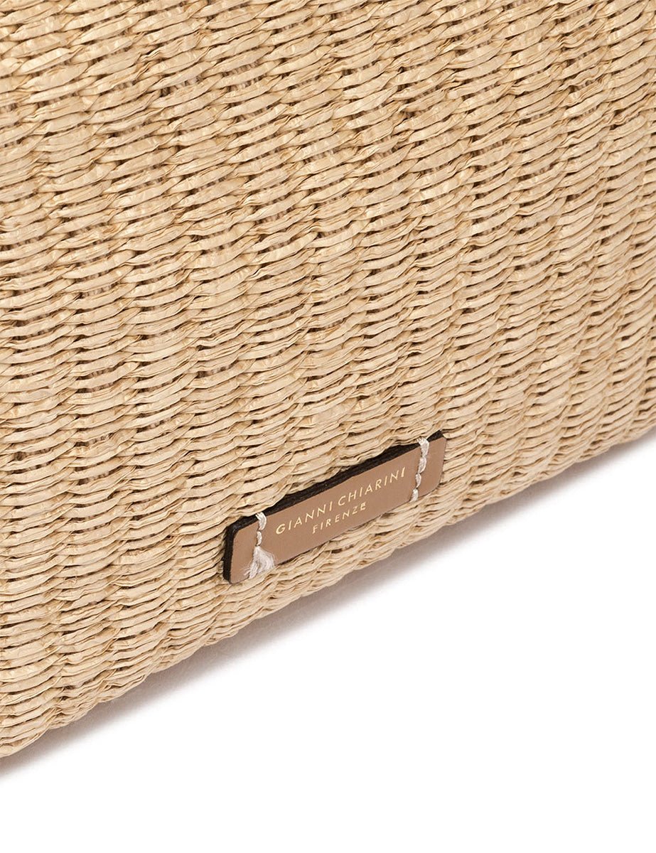 borsa brenda naturale cuoio - gianni chiarini - clutch