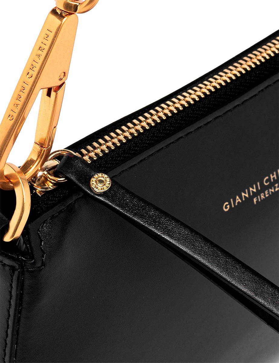borsa brooke nero - gianni chiarini - clutch