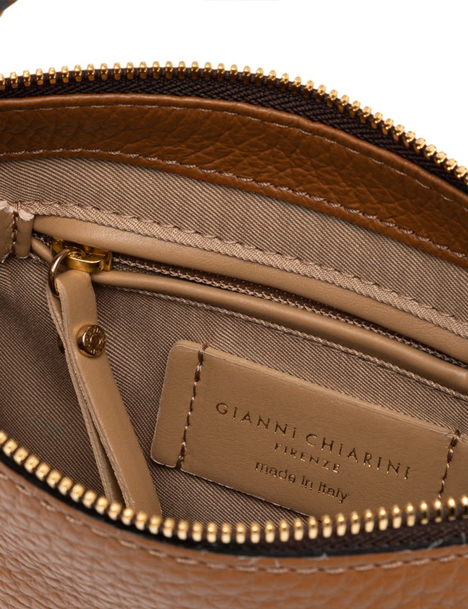 borsa brooke pelle cuoio - gianni chiarini - clutch