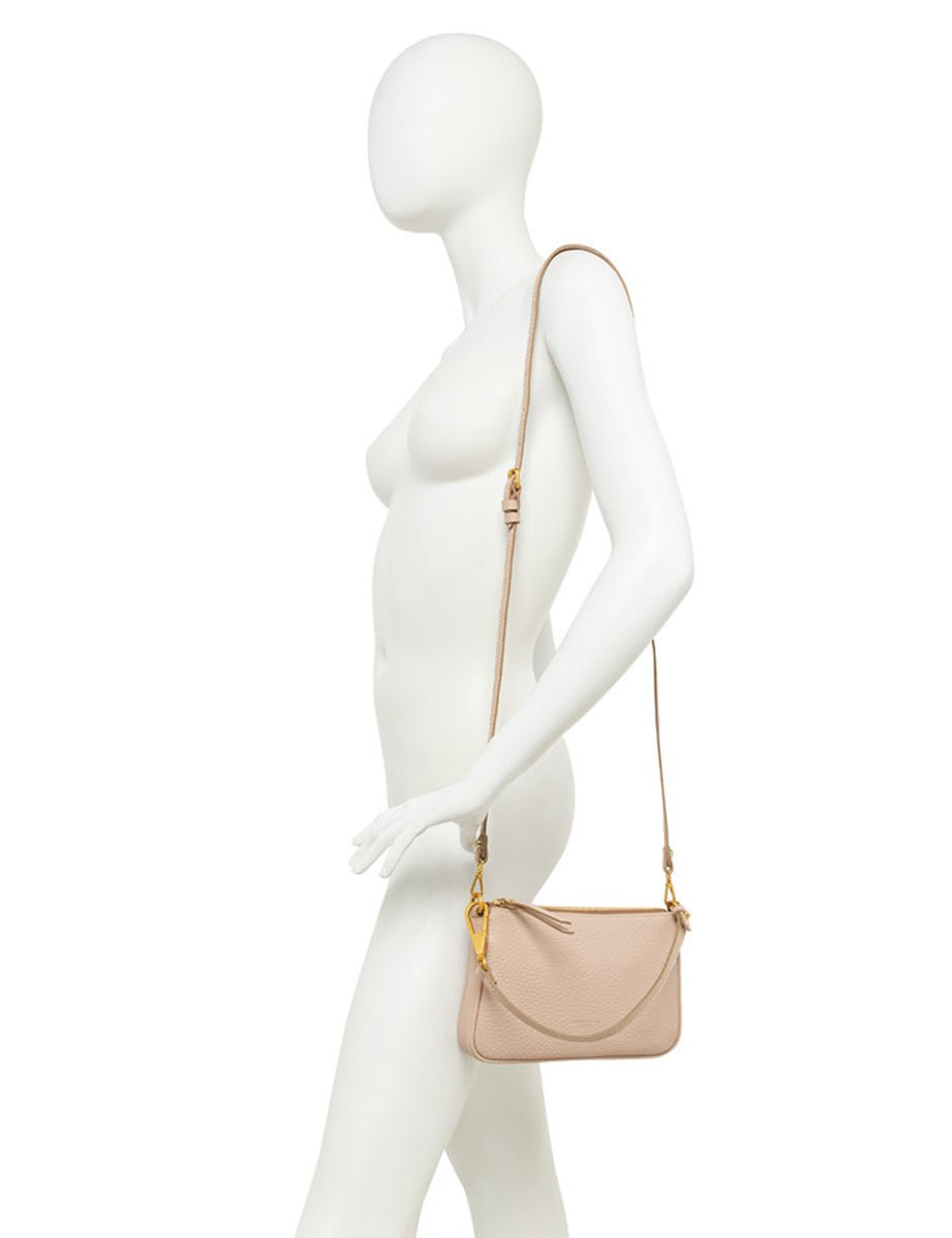 borsa brooke pelle desert flower - gianni chiarini - clutch