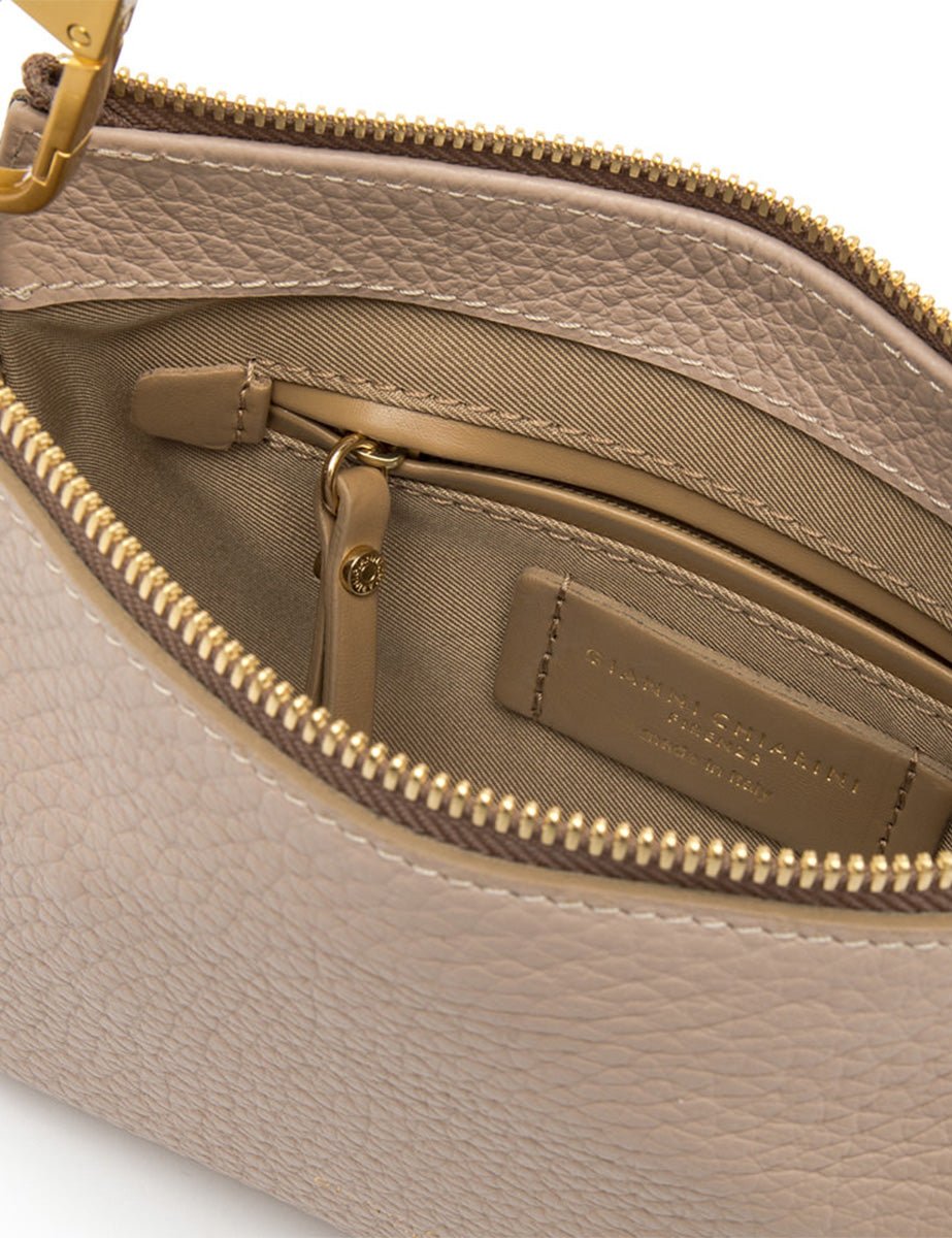 borsa brooke pelle pink salt - gianni chiarini - clutch
