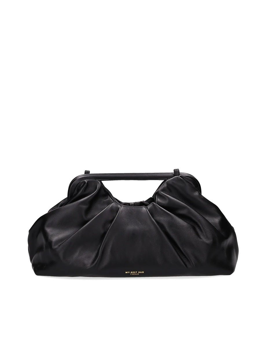 borsa clutch leather nero - my best bag - clutch