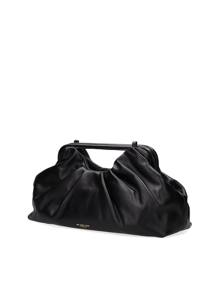 borsa clutch leather nero - my best bag - clutch