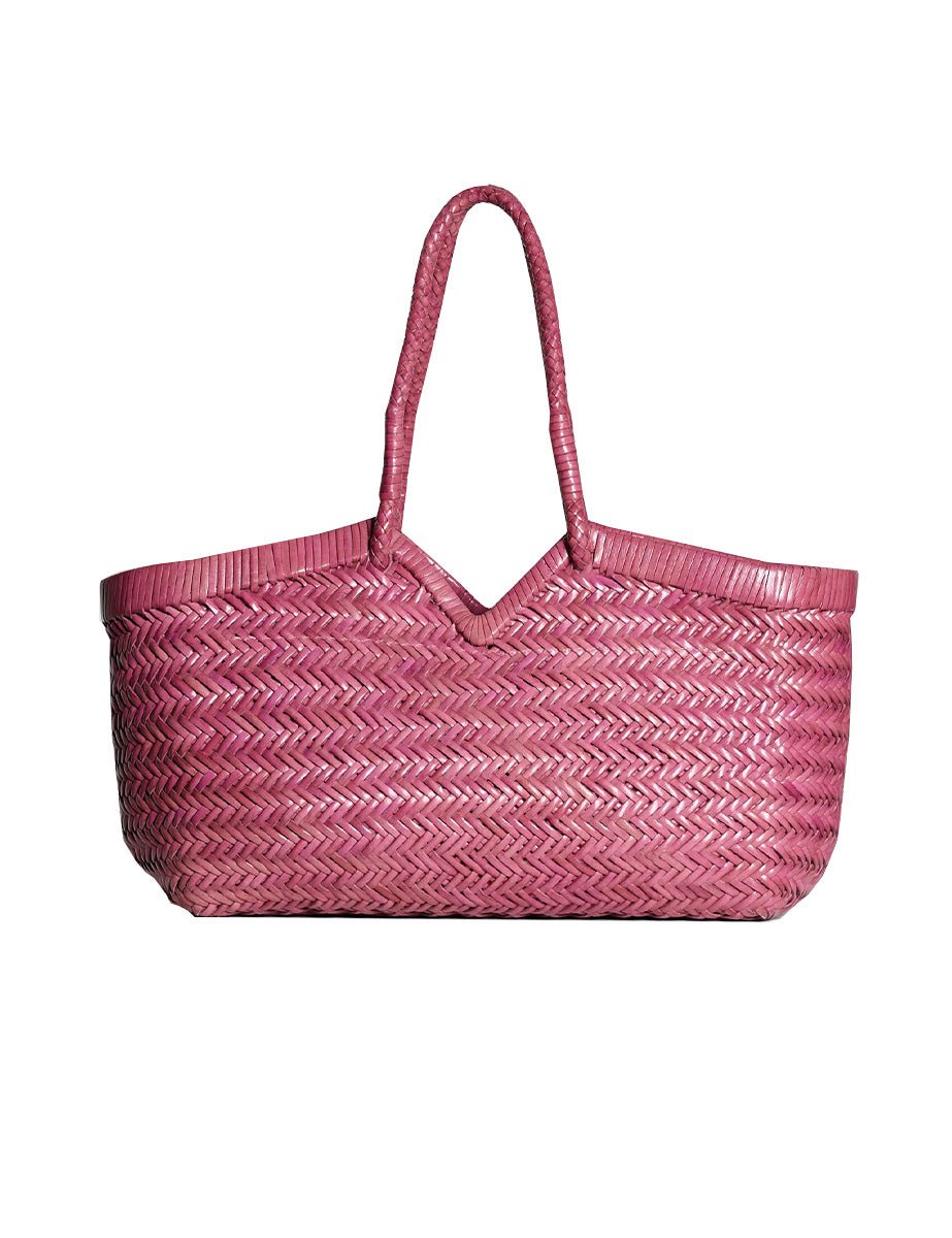 borsa crudelia tinta unita pink - vipera - shopper