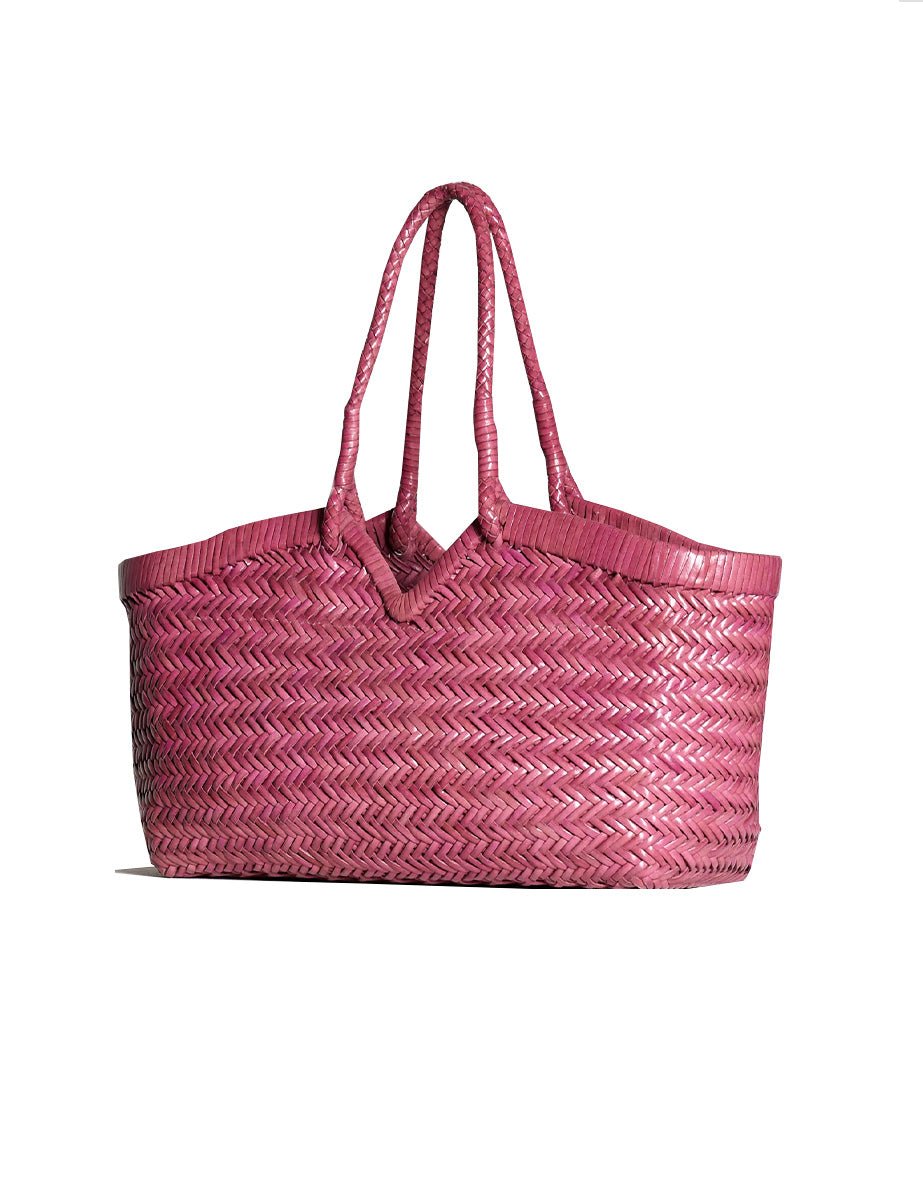 borsa crudelia tinta unita pink - vipera - shopper