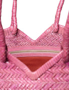 borsa crudelia tinta unita pink - vipera - shopper