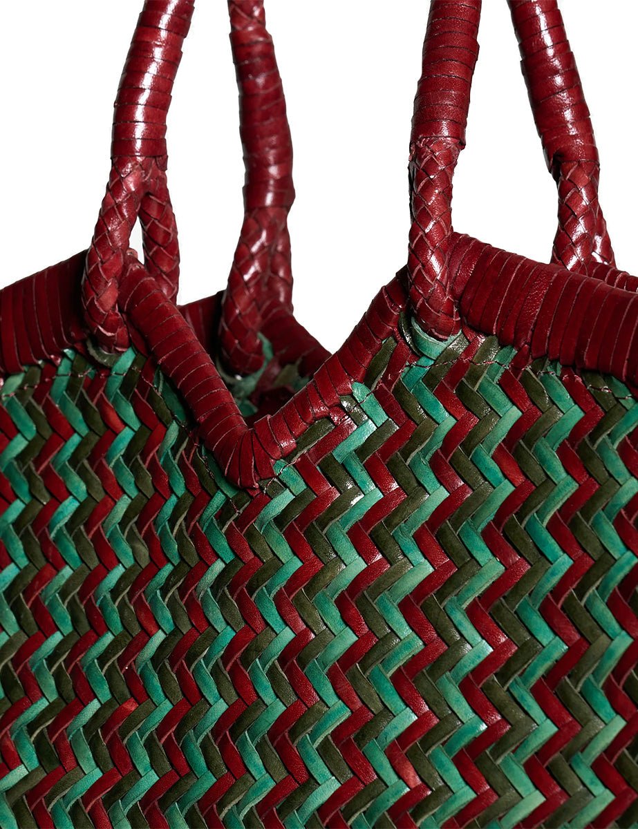 borsa crudelia zigzag multicolor barolo - vipera - shopper