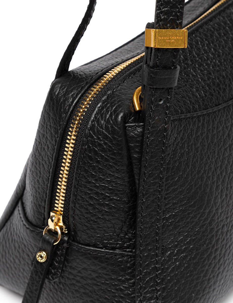 borsa dea pelle nero - gianni chiarini - clutch