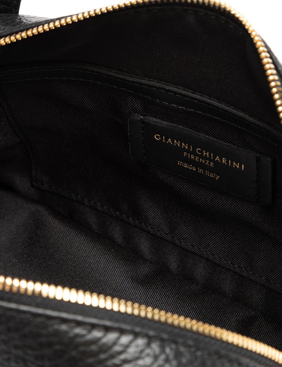 borsa dea pelle nero - gianni chiarini - clutch