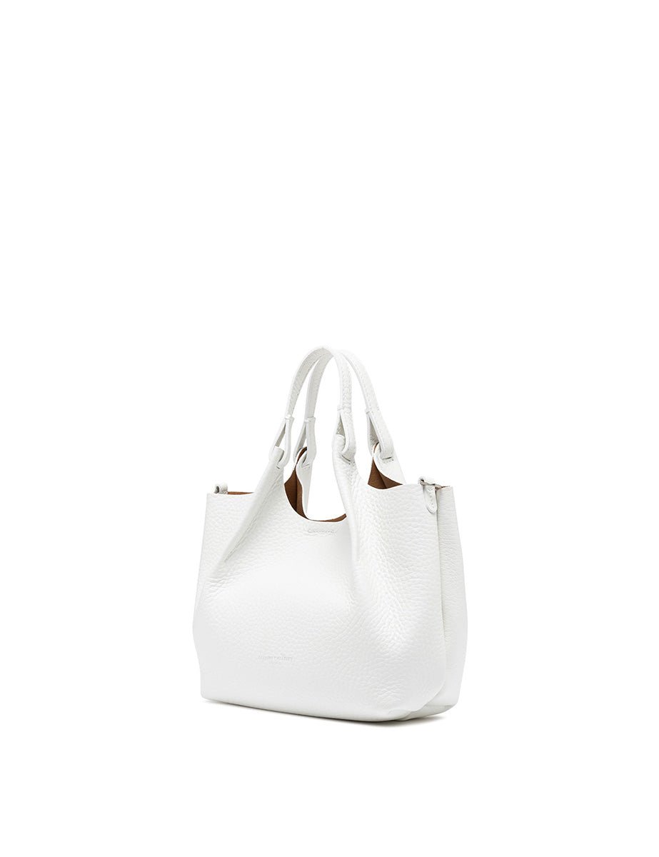 borsa dua bianco nature - gianni chiarini - shopper