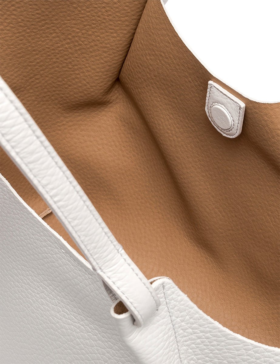 borsa dua bianco nature - gianni chiarini - shopper