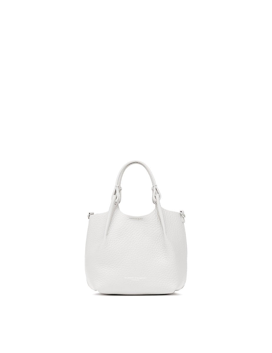 borsa dua bianco nature - gianni chiarini - shopper
