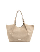 borsa dua big pelle nude - gianni chiarini - shopper