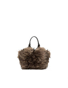 borsa dua ecofur espresso - gianni chiarini - clutch