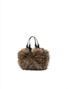 borsa dua ecofur espresso - gianni chiarini - clutch