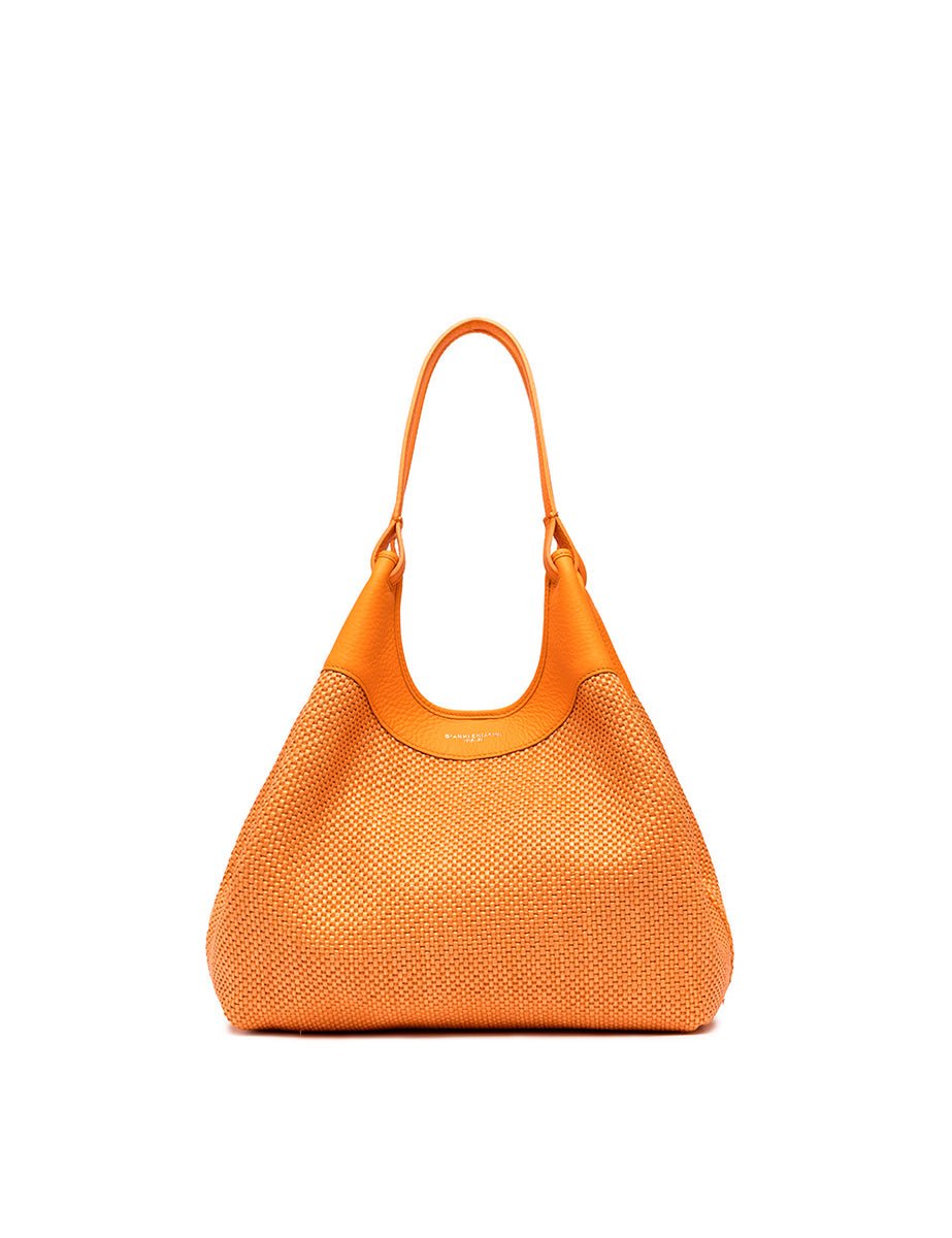 borsa dua flame orange - gianni chiarini - shopper