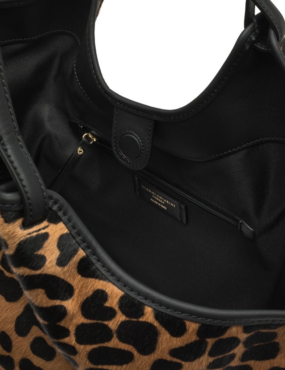 borsa dua leo nero - gianni chiarini - shopper