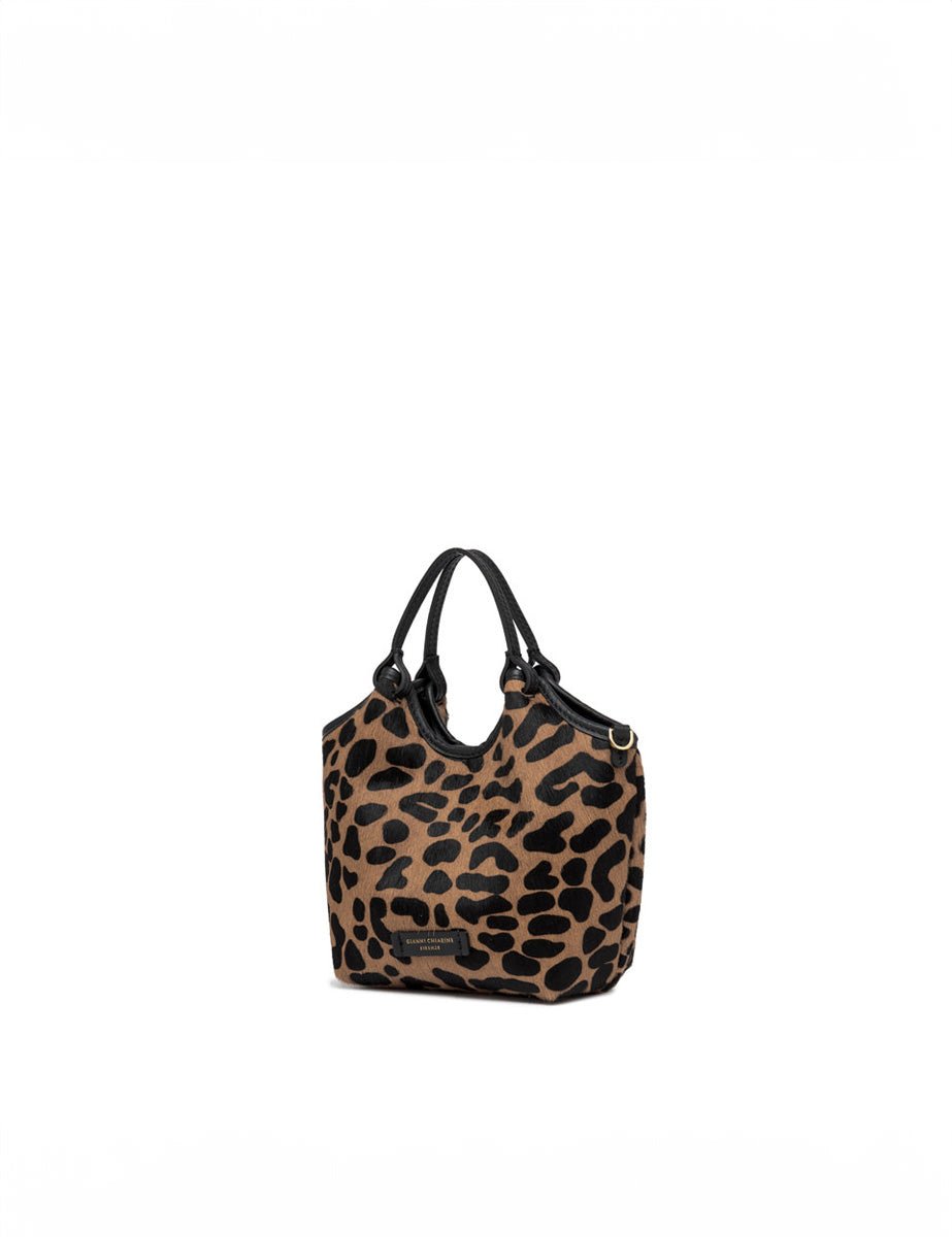 borsa dua leo nero - gianni chiarini - shopper
