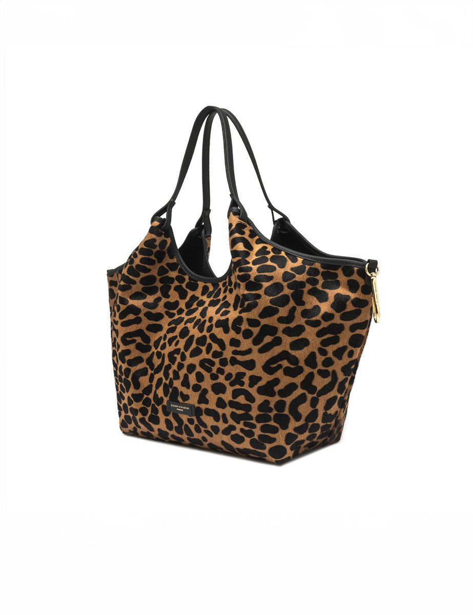 borsa dua leo nero - gianni chiarini - shopper