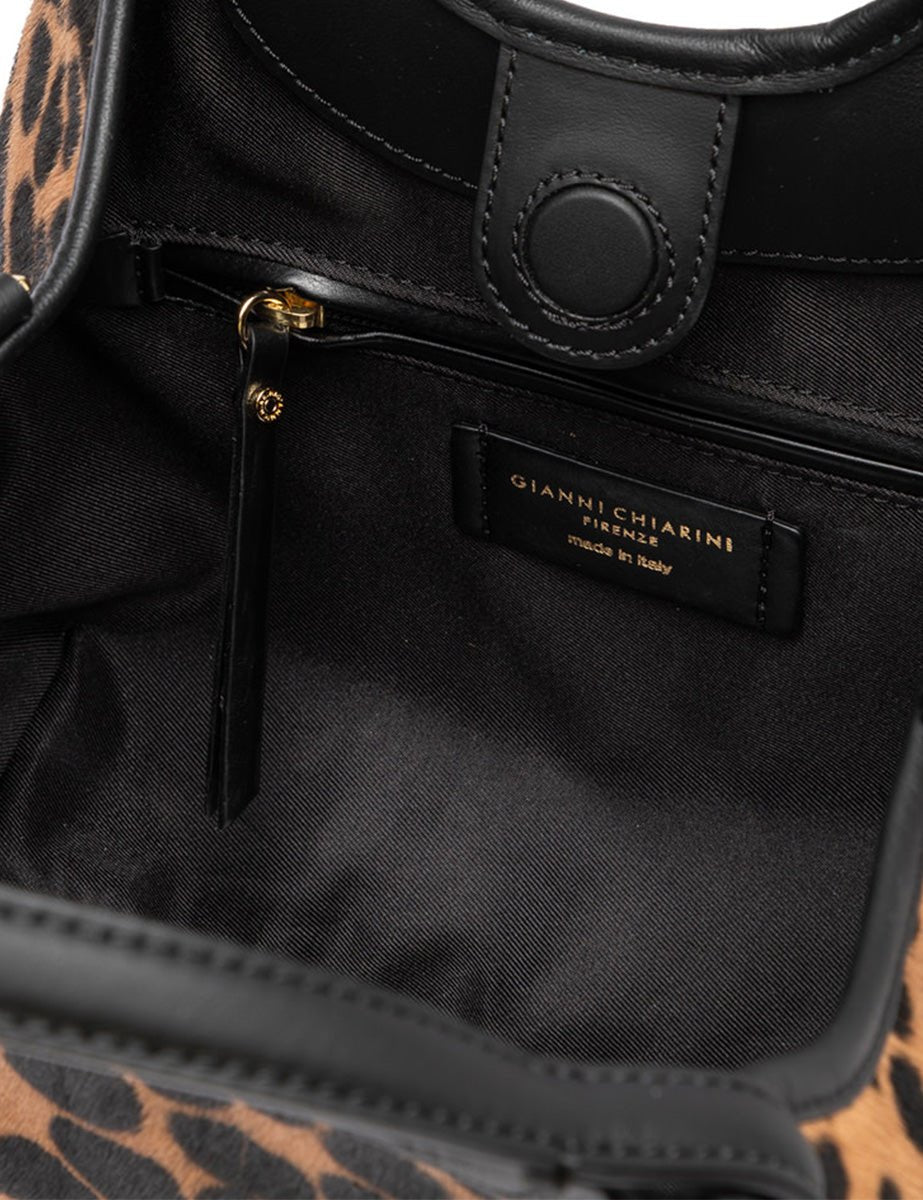 borsa dua leo nero - gianni chiarini - shopper