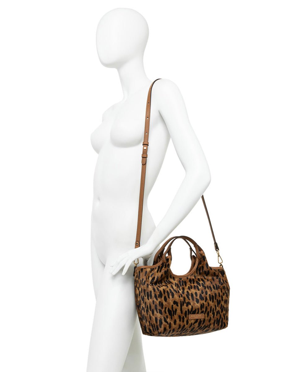 borsa dua leo nero - gianni chiarini - shopper