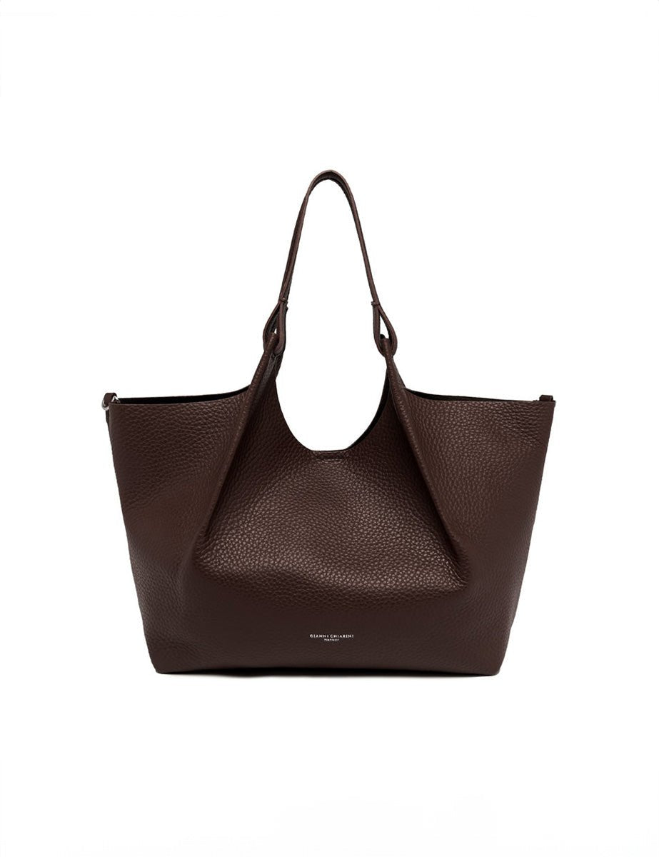 borsa dua pelle moro castoro - Frida SRL
