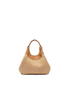 borsa dua pelle tessuto nature - gianni chiarini - shopper