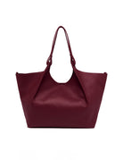 borsa dua pelle wine berry - gianni chiarini - shopper